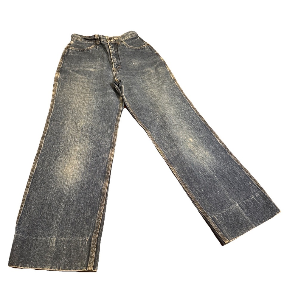 Vintage S.R.O. Jeans Women's Size 7 High Rise 100% Cotton‎ Made in Hong Kong